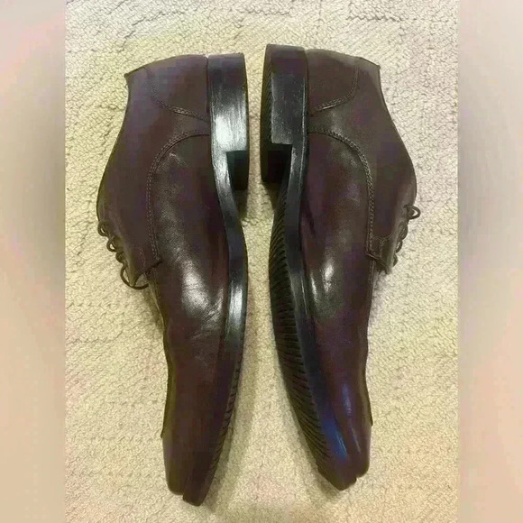 Bruno Magli Italian Brown Leather Oxford Lace Up Derby Sz 10 Formal Professional main image 11